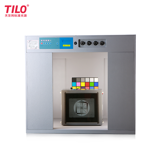 TILO VC (3) कैमरा व्यूअर कलर चेक बॉक्स एडजस्टेबल रोशनी के साथ चार लाइट सोर्स D65, A, TL4, HBFF